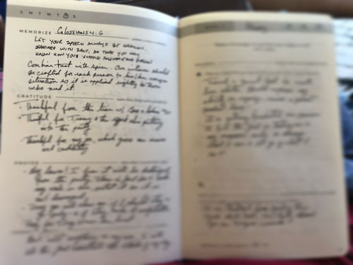 Customer photo review of The Daily Kairos Journal