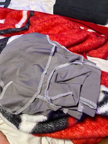 Customer photo review of Ensemble pantalon et haut sans manche avec couture visible