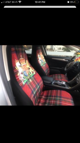 Customer photo review of Scottish Royal Car Seat Covers 213001
