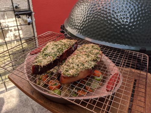 Reseña con foto de un cliente sobre New York Steak Prime Dry Aged