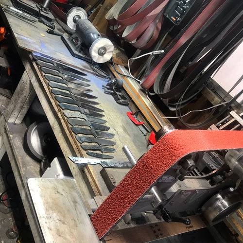 Customer photo review of 2 x 72 Inch EdgeCore Premium Ceramic Grinding Belts