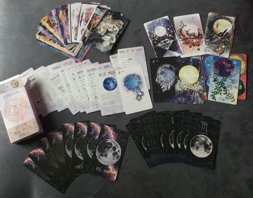 Customer photo review of Crystal Moon Mystic Oracle Cards by Ashley Leavy
