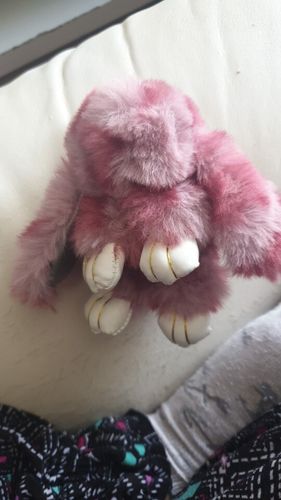 Customer photo review of Porte Clé Pompon<br/> Lapin (METAL)