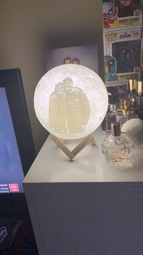 Customer photo review of The Original Moon Lamp™