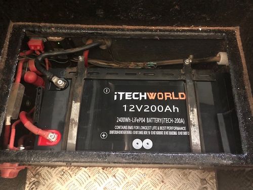 Customer photo review of iTECH200 12v 200Ah Lithium Ion Battery - LiFePO4 Deep Cycle Camping RV Solar