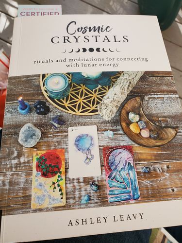 Customer photo review of SIGNED! Cosmic Crystals by Ashley Leavy