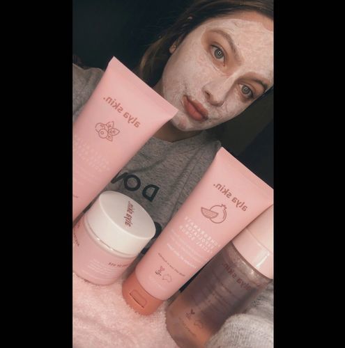Customer photo review of Supercharged Skincare Bundle