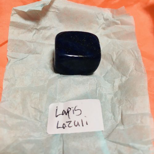 Customer photo review of Tumbled Lapis Lazuli for Enlightenment & Dreaming