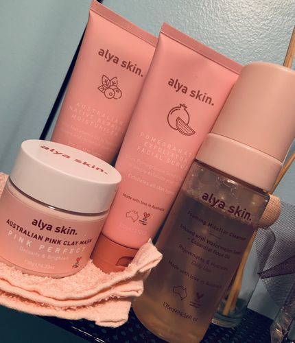 Customer photo review of Supercharged Skincare Bundle