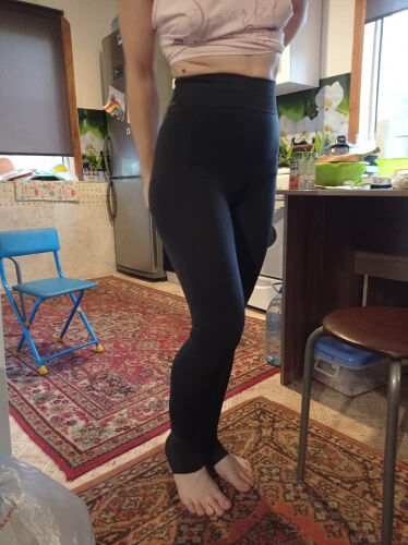 Customer photo review of Fur Lining Thermal Leggings