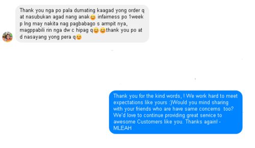 Customer photo review of TOP DEO CREAM PROMO PACKAGE