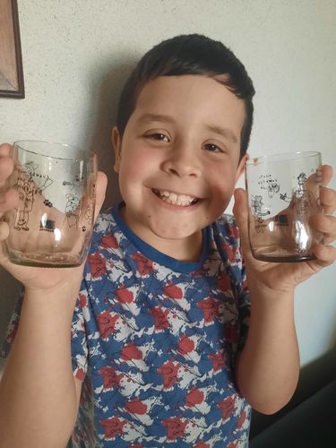 Customer photo review of Pack Estudio 31 Minutos Juegos de 6 Vasitos 200 Ml