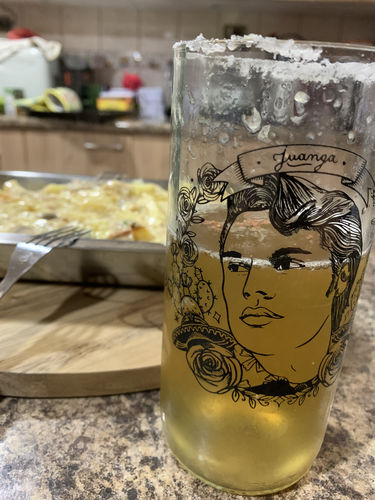 Customer photo review of Los Divos - Juego de 6 Vasos Green Glass