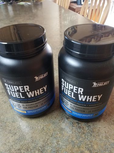 Customer photo review of DELICIOUS SUPERFUEL PROTEIN