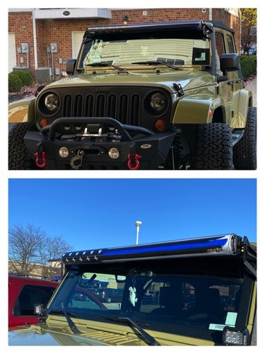 Customer photo review of Aerolidz Light Bar Cover - 50” 52” - Clear - Dual Row