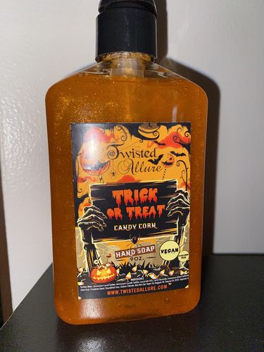 Customer photo review of Trick or Treat Hand Soap