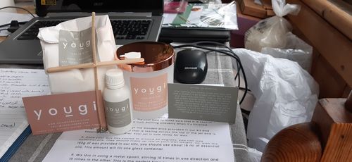 Customer photo review of Aromatherapy Candle Making Kit - Detox blend