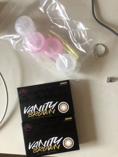 Customer photo review of Vanity Brown (1pcs) (Buy 1 Get 1 Free) 3Monthly G.DIA 13.4mm