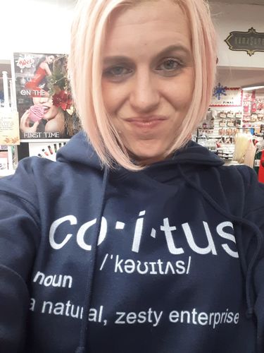 Customer photo review of Coitus Hoodie