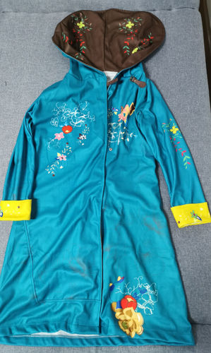 Customer photo review of Fashion Casual Printed Warm Coat