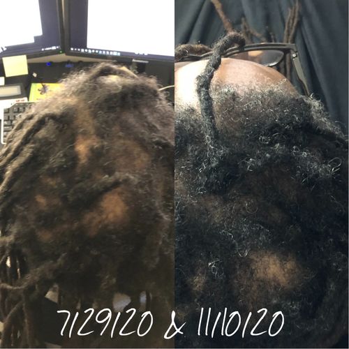 Customer photo review of PureFix Hair Elixir