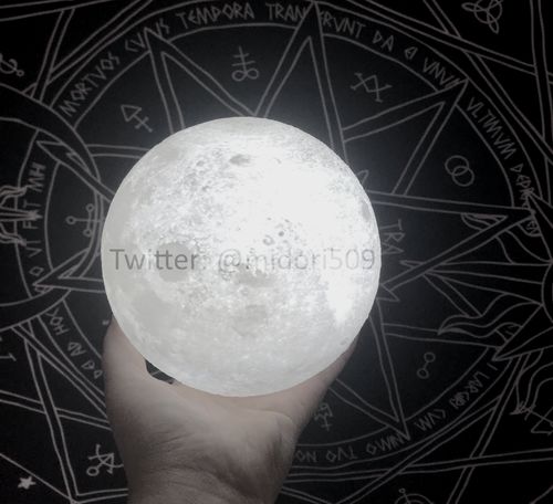 Customer photo review of The Original Moon Lamp™