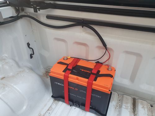 Customer photo review of iTECH120X 12V 120Ah Lithium Ion Battery LiFePO4 Deep Cycle Camping RV Solar