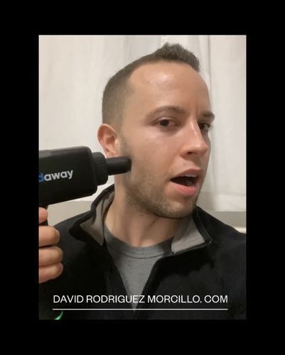 Customer photo review of Achedaway Pro Percussion and Vibration Massager (Black)