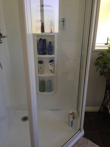 Customer photo review of Shower Cleaning & Protection Kit