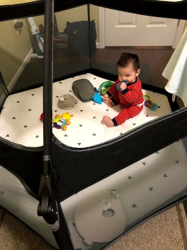 Customer photo review of Pop N' Go® Playpen