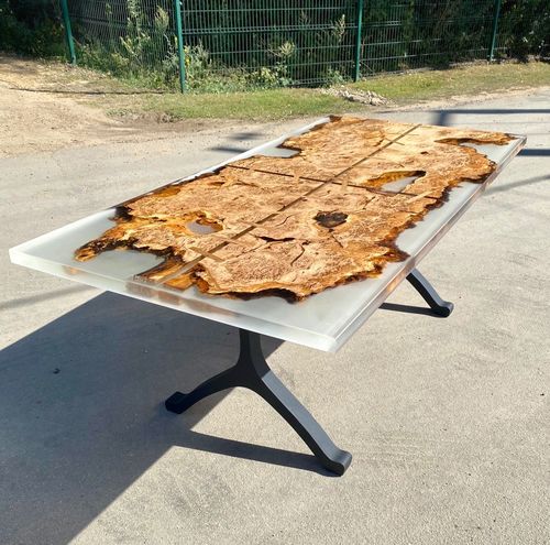 Customer photo review of Elegance table legs 401 Wishbone 60 (Free Shipping USA)