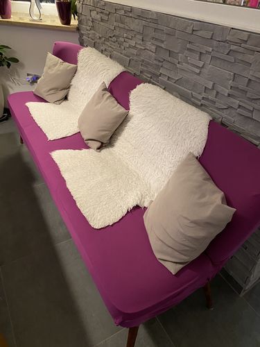 Customer photo review of Violett - Bezüge für Klick-Klack-Sofas - Das Haus der Überzüge