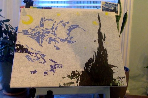 Customer photo review of Van Gogh The Starry Night