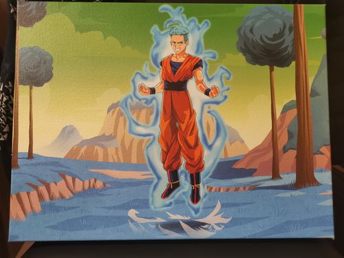 Customer photo review of Impression sur Toile (ne comprend pas le dessin)