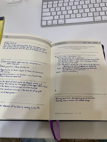 Customer photo review of The Daily Kairos Journal