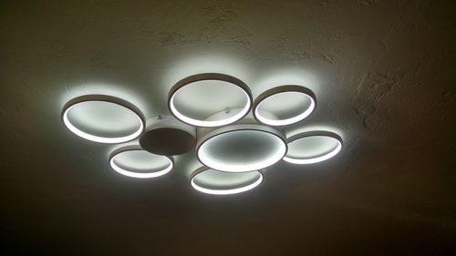 Customer photo review of Modern LED 3/4/5/7 Rings Ceiling Light Flush Mount