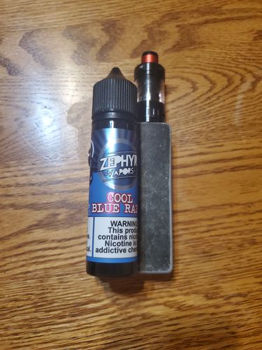 Customer photo review of Cool Blue Razz