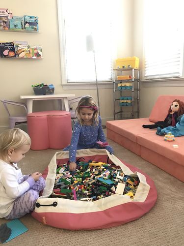 Customer photo review of Original Toy Storage Bag - Rose