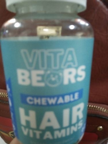 Customer photo review of Hair Vitamin Gummies