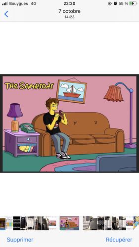 Customer photo review of Caricature cartoon dessinée à la main: en mode jaune