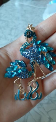 Customer photo review of Porte Clé Femme Flamant Rose (METAL)