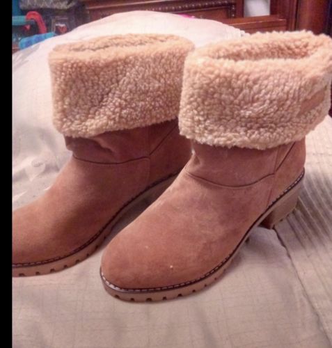 Customer photo review of Stylish Fold Warm Ankle Boots For Women