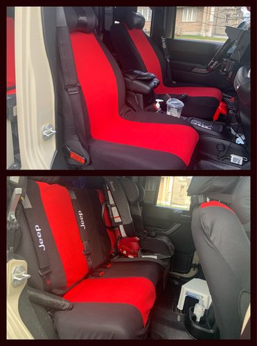 Customer photo review of Seat Cover (Neoprene Waterproof Airbag Compatible and Split Bench)