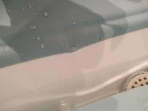 Customer photo review of Portable Stand alone Folding Bathtub for Adults