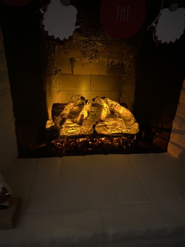 Customer photo review of Modern Flames 20'' Sunset Charred Oak Electric Log Insert - No Heat
