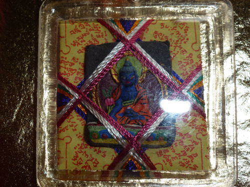 Customer photo review of Amulettes Tsa Tsa en mendroup - Tara verte et Bouddha de médecine.