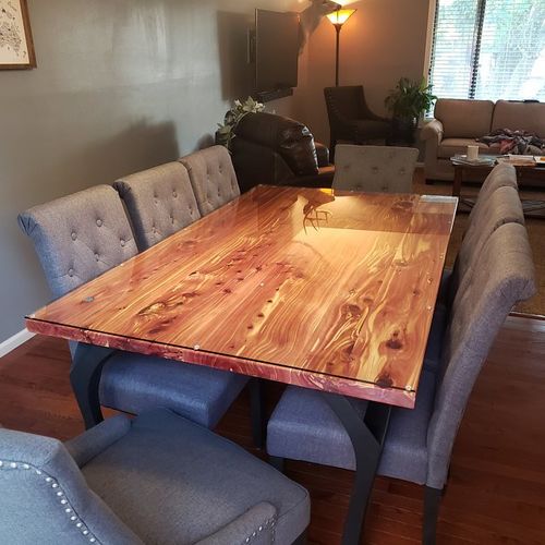 Customer photo review of Classic table legs 506 Faras (Free Shipping USA)