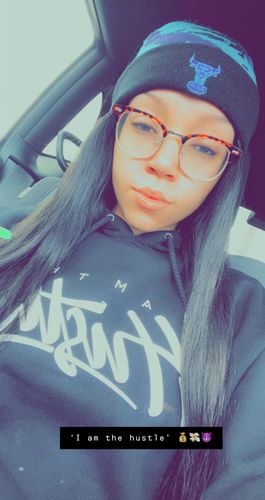 Customer photo review of I Am The Hustle Graffito - Black Hoodie (Heavy Blend)