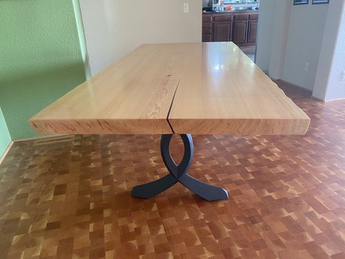 Customer photo review of Elegance table legs 418 Curva (Free Shipping USA)