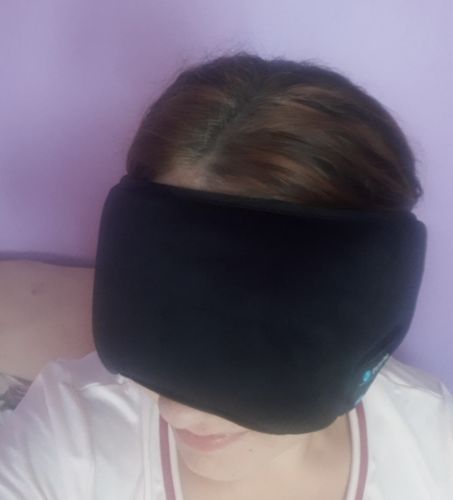 Customer photo review of SleepBand™️ Pro - Sleep Mask With Headphones